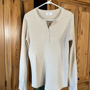 CJLA thermal henley long sleeve